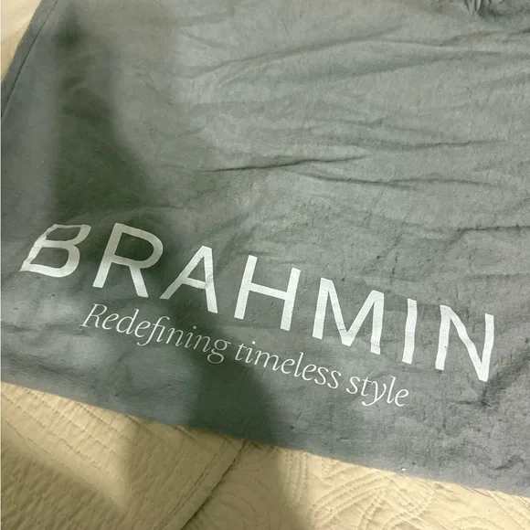 Brahmin Fuchsia Crocodile-Embossed Tote - Picture 2 of 9